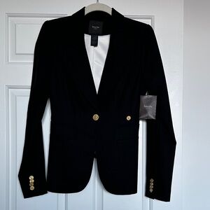Smythe Black WOOL Duchess Blazer 2